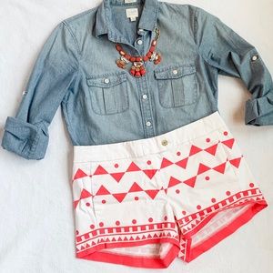 J. crew printed shorts